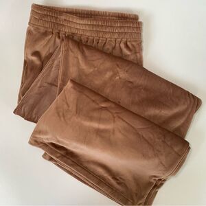 Skims Velour Wide Leg Track Pants - Sienna - 3x